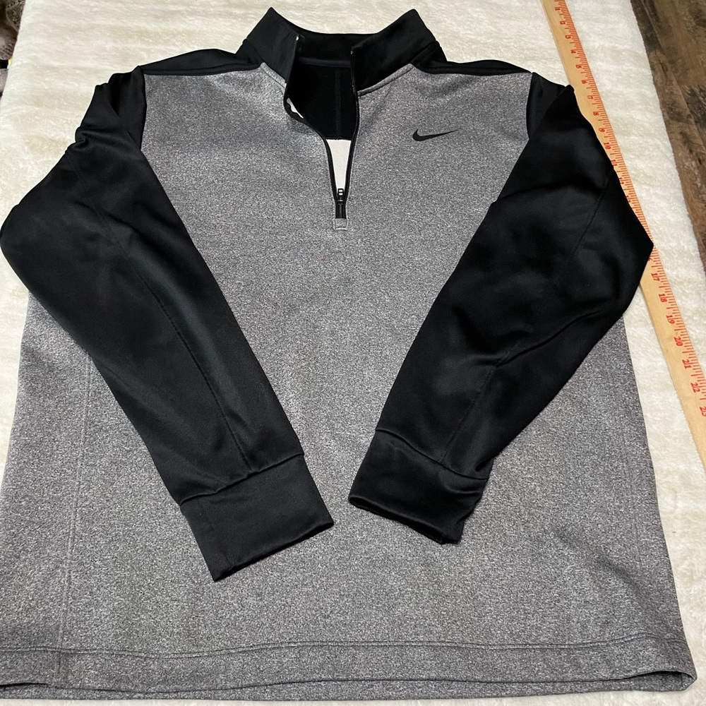 Nike Black And Gray Performance Pullover Large - image 1
